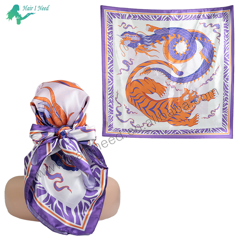 Luxury Silk Hijab Scarf for Women 4