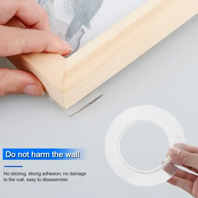 Reusable Transparent Acrylic Double-Sided Tape 2