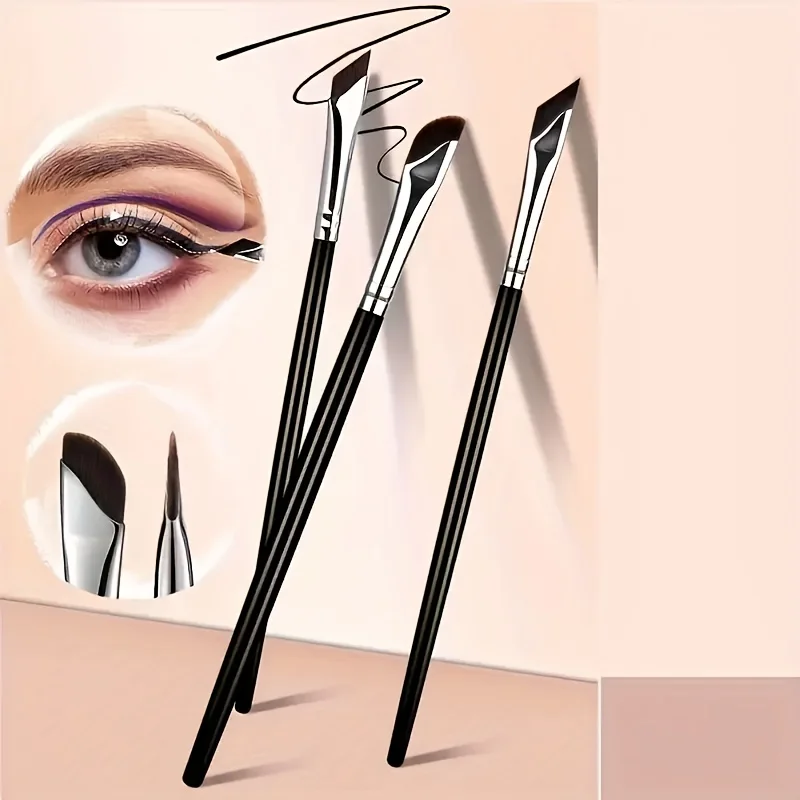 5-teiliges Eyeliner-Pinsel-Set mit Geneigter Feiner Klinge Geeignet für 4