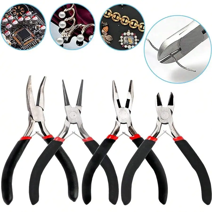 4-Piece Jewelry Pliers Set for DIY 3
