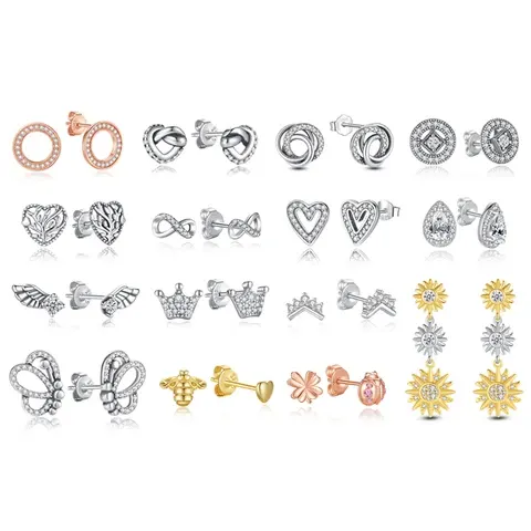 Silver Stud Earrings