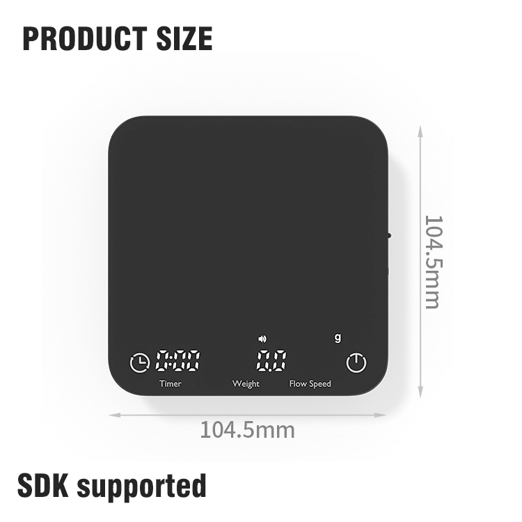 Ultra Thin USB Coffee Scale 2000g 3