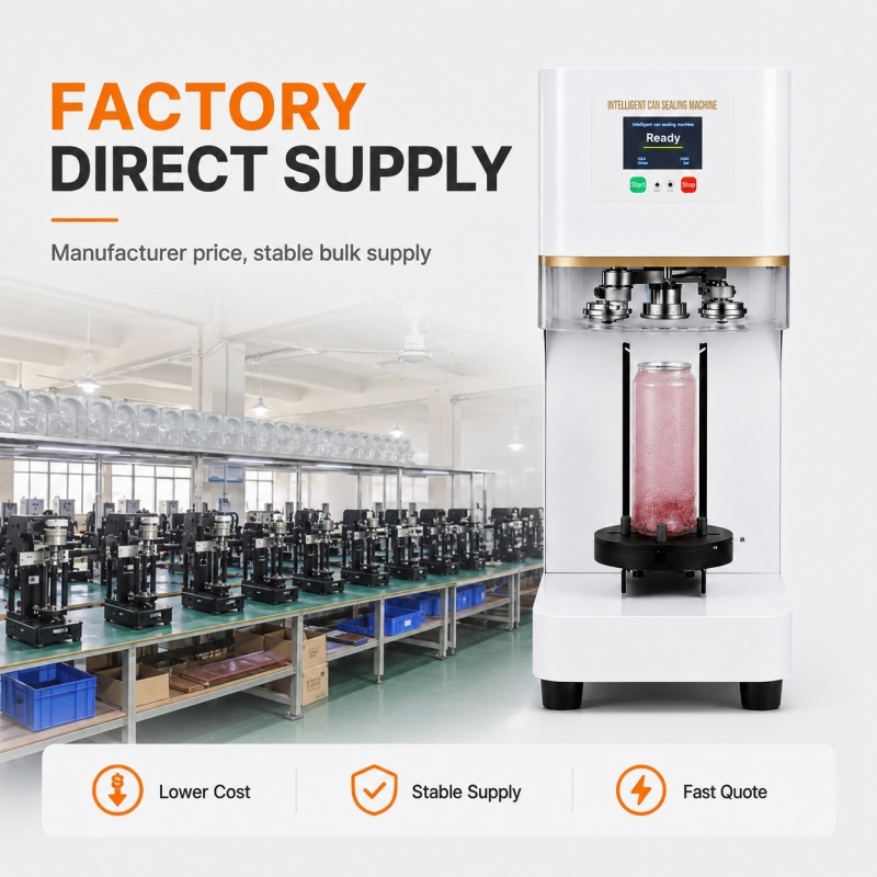 Electric Commercial Semi Automatic Can Sealing Machine Bubble 2