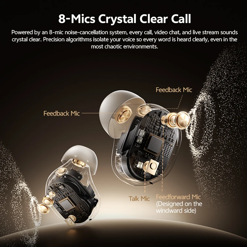 Wireless Earbuds with Active Noise Cancelling 3