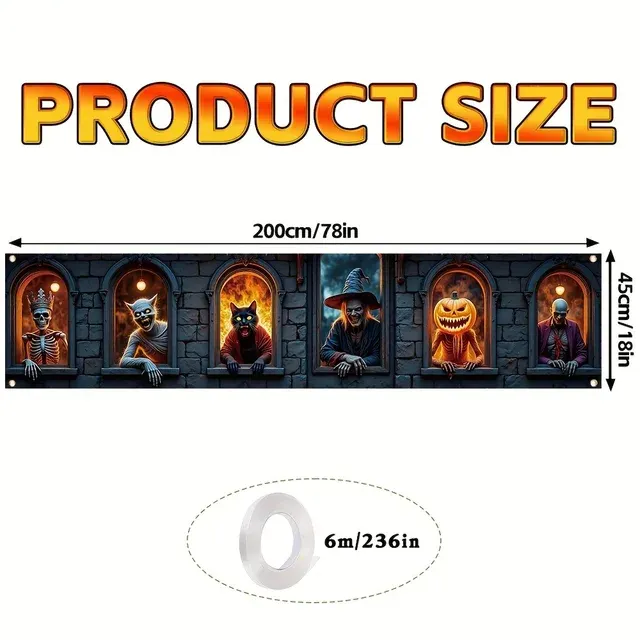 Halloween Fence Banner 3