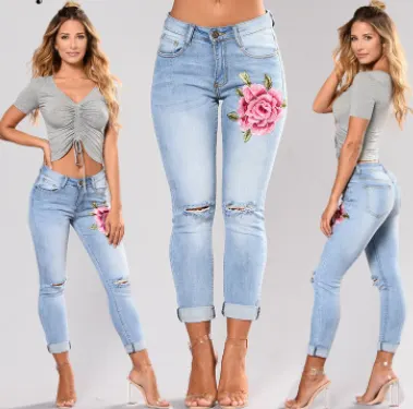 Bleistift-Jeans 1