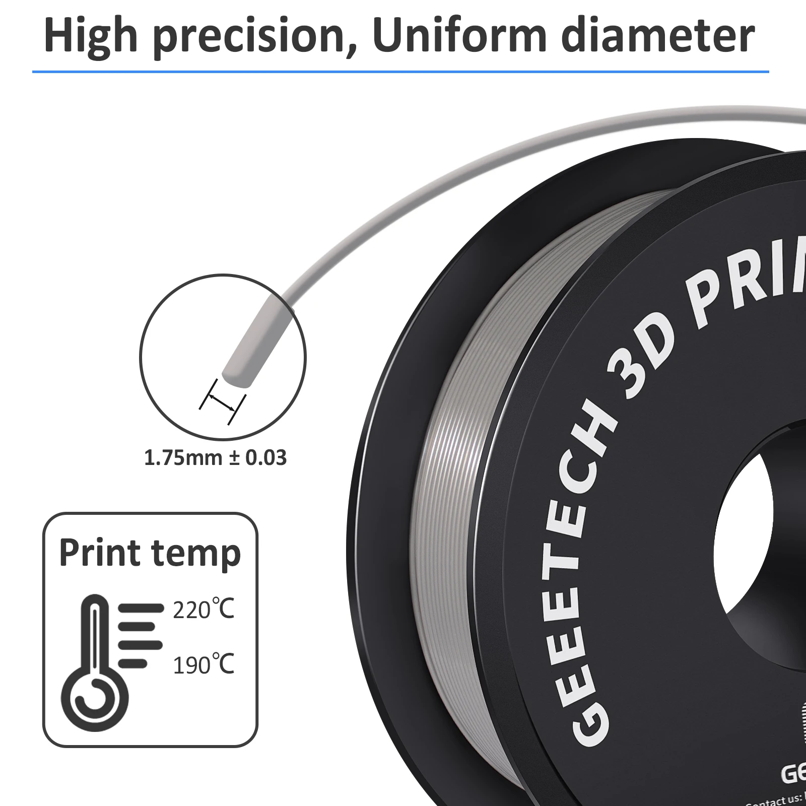 10 kg Box PLA Filament 1.75mm 3