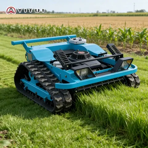 crawler lawn mower