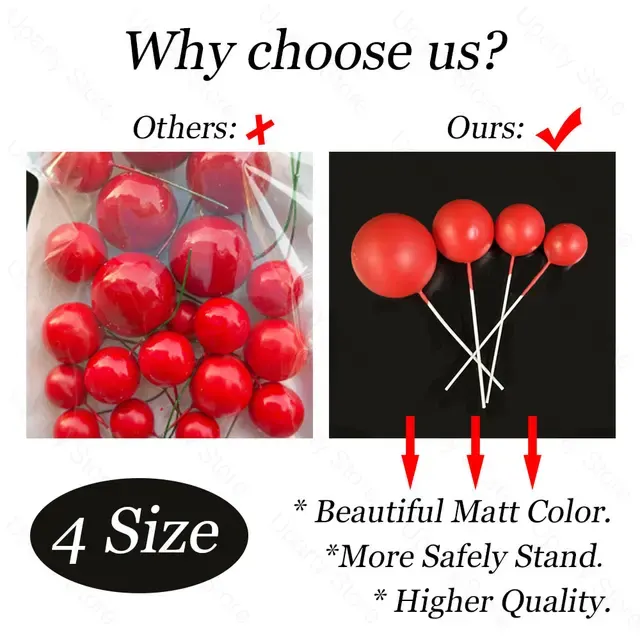 Foam Cake Decoration Balls 3