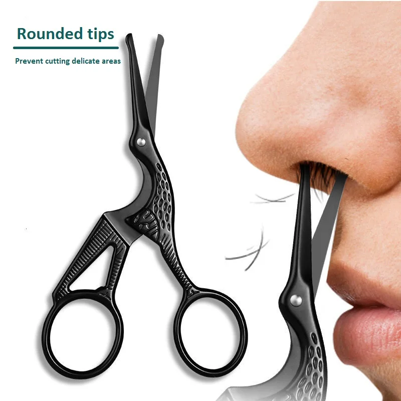 Rounded Stainless Steel Facial Hair Trimmer 3
