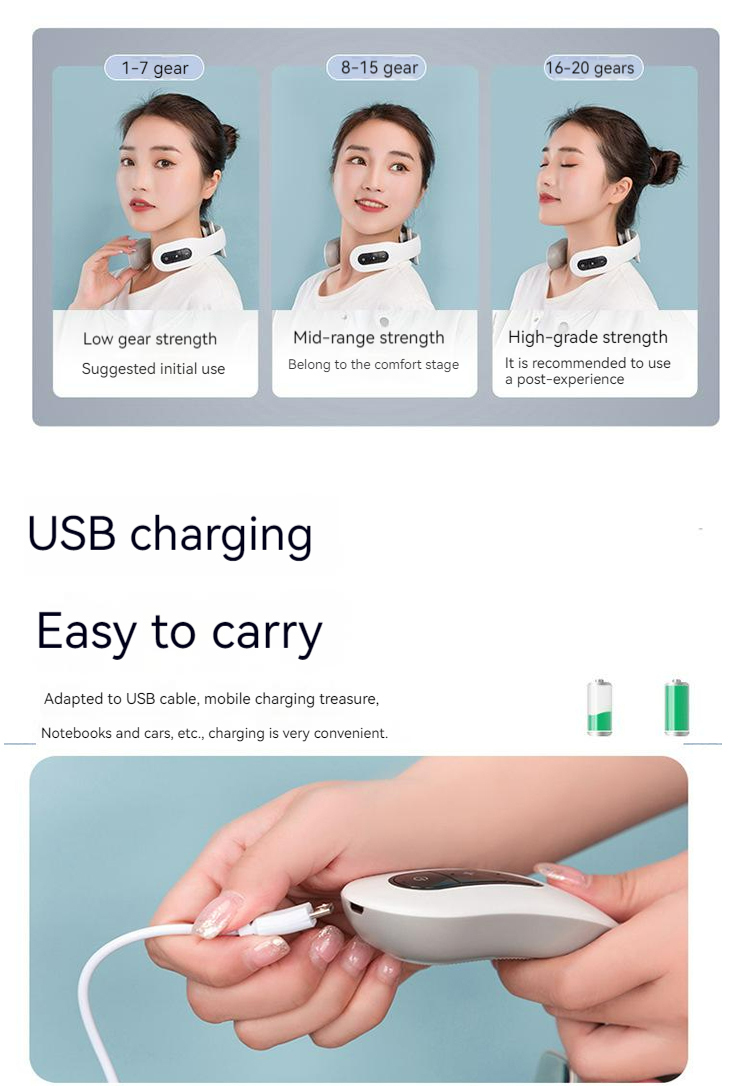 6-Mode Pulse Heated Neck Massager 4