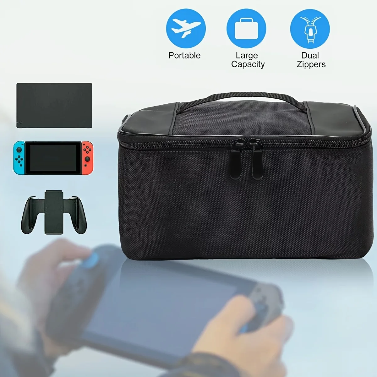 Geeignet für Switch Full-Set-Aufbewahrungstasche Full-Set-Ladestation NS-Handtasche mit Großer