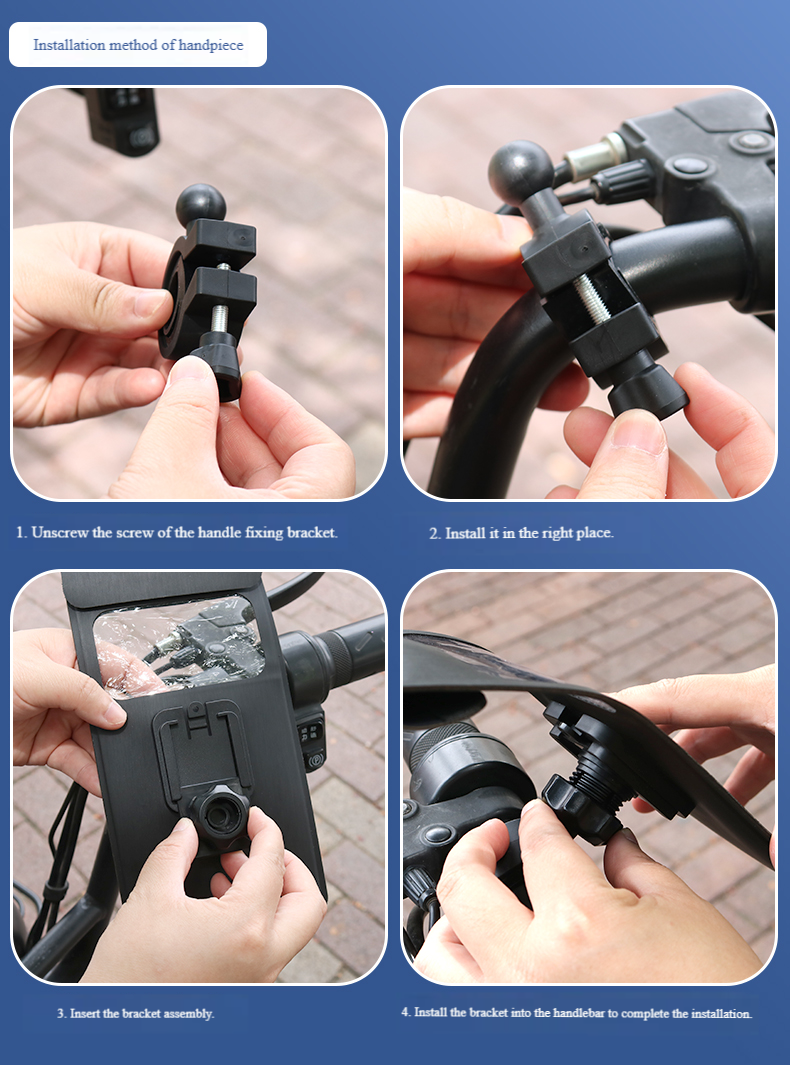 Waterproof Bike Phone Holder 360 Degree 3