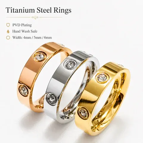 Waterproof Steel Screw Ring 4-6mm