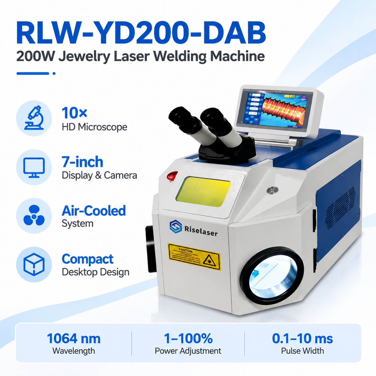Laser-Schweißgerät 200W für Schmuck