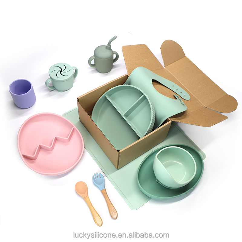 BPA-Free Silicone Kids Feeding Set 2