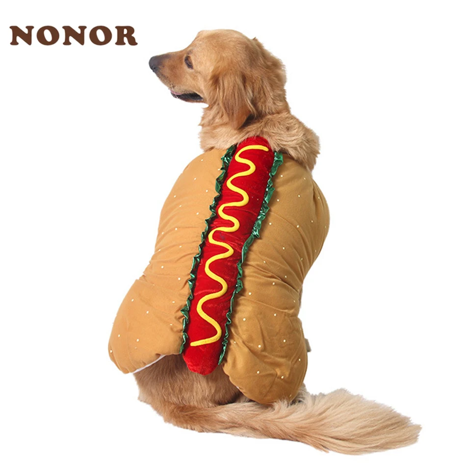 Nonor Haustier Kostüm Dog Geformt Dackel Wurst Verstellbare