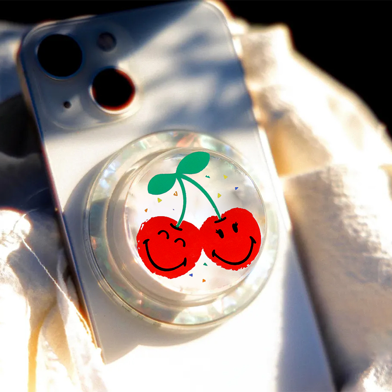 Acrylic Poppings Phone Grip Smart Tracking Magnetic Socket