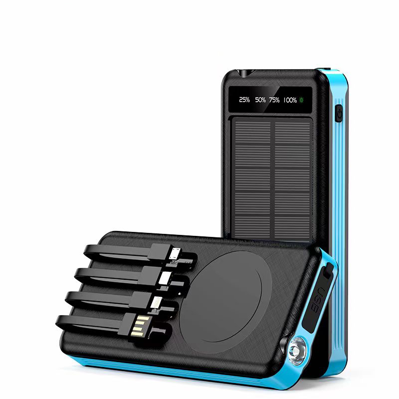 Solar Powerbank 10000mAh mit LED-Display