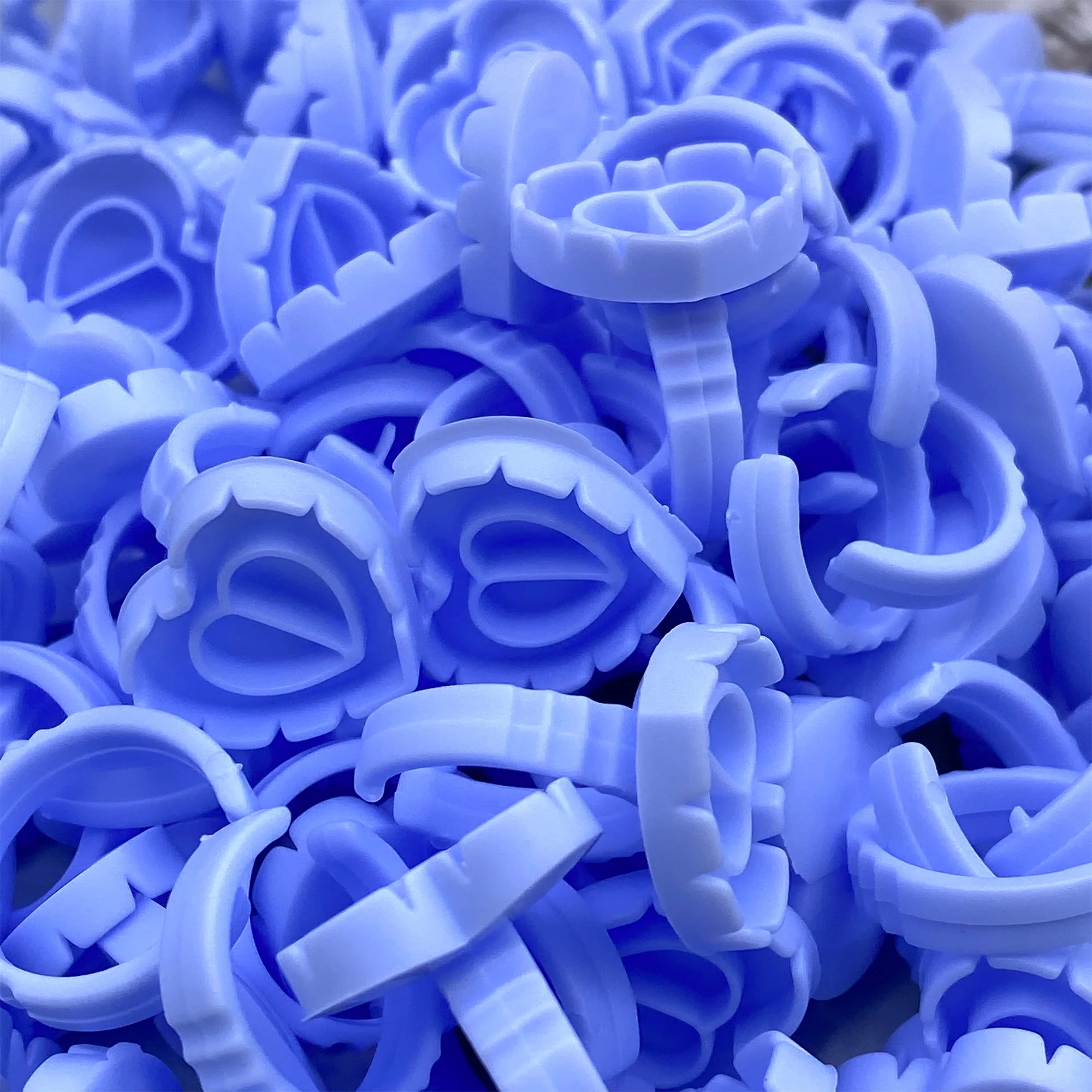 100Pcs Großhandel Einweg Wimpern Kleber Fan Tasse Ringe 4