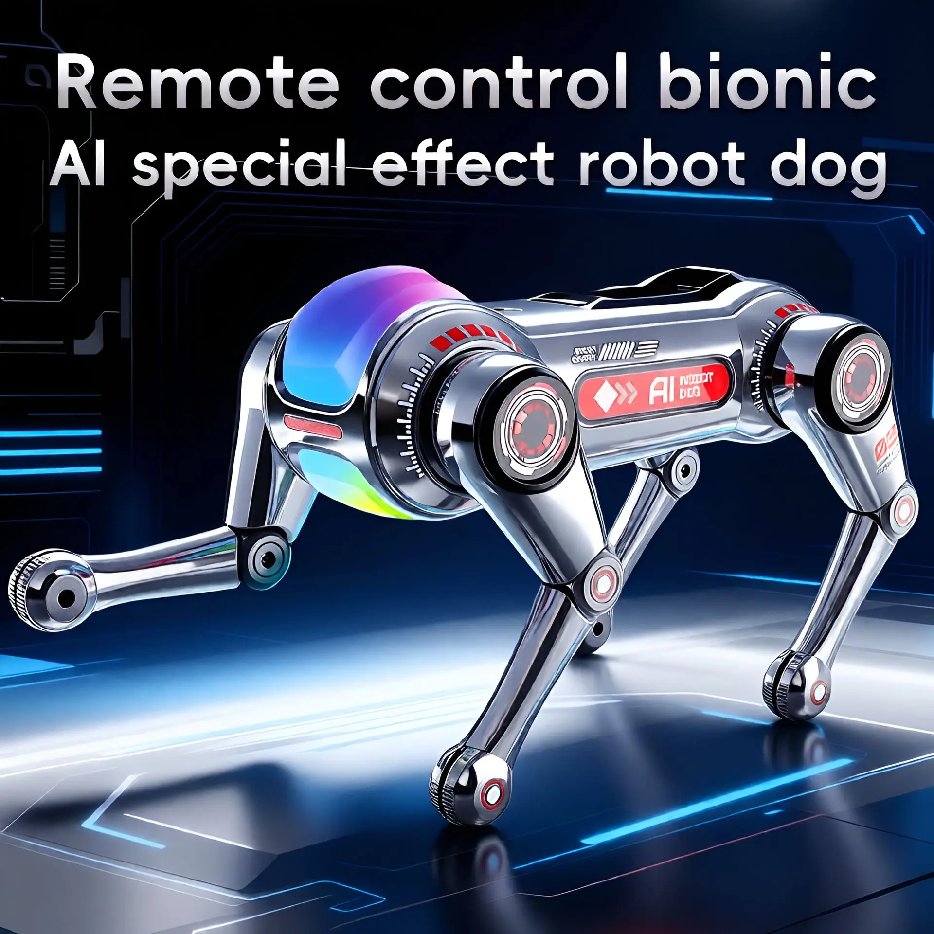 Intelligenter Roboterhund Spielzeug mit Sprachdialog APP-Fernsteuerung Programmierung Singen 2