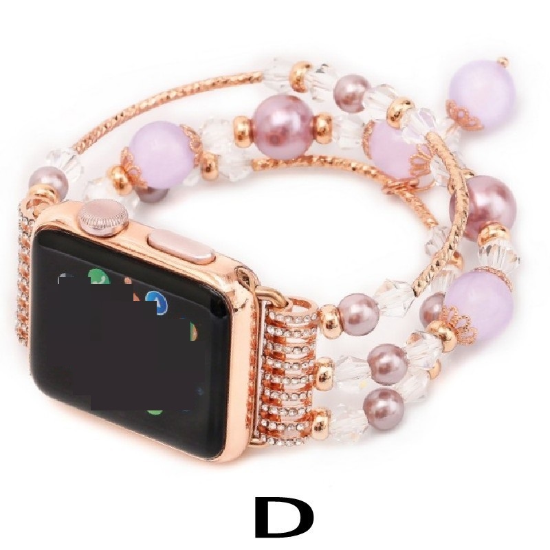 Elastic Pearl Agate Strap for Apple Watch 2