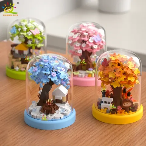 Mini Treehouse Micro Brick Set with Display