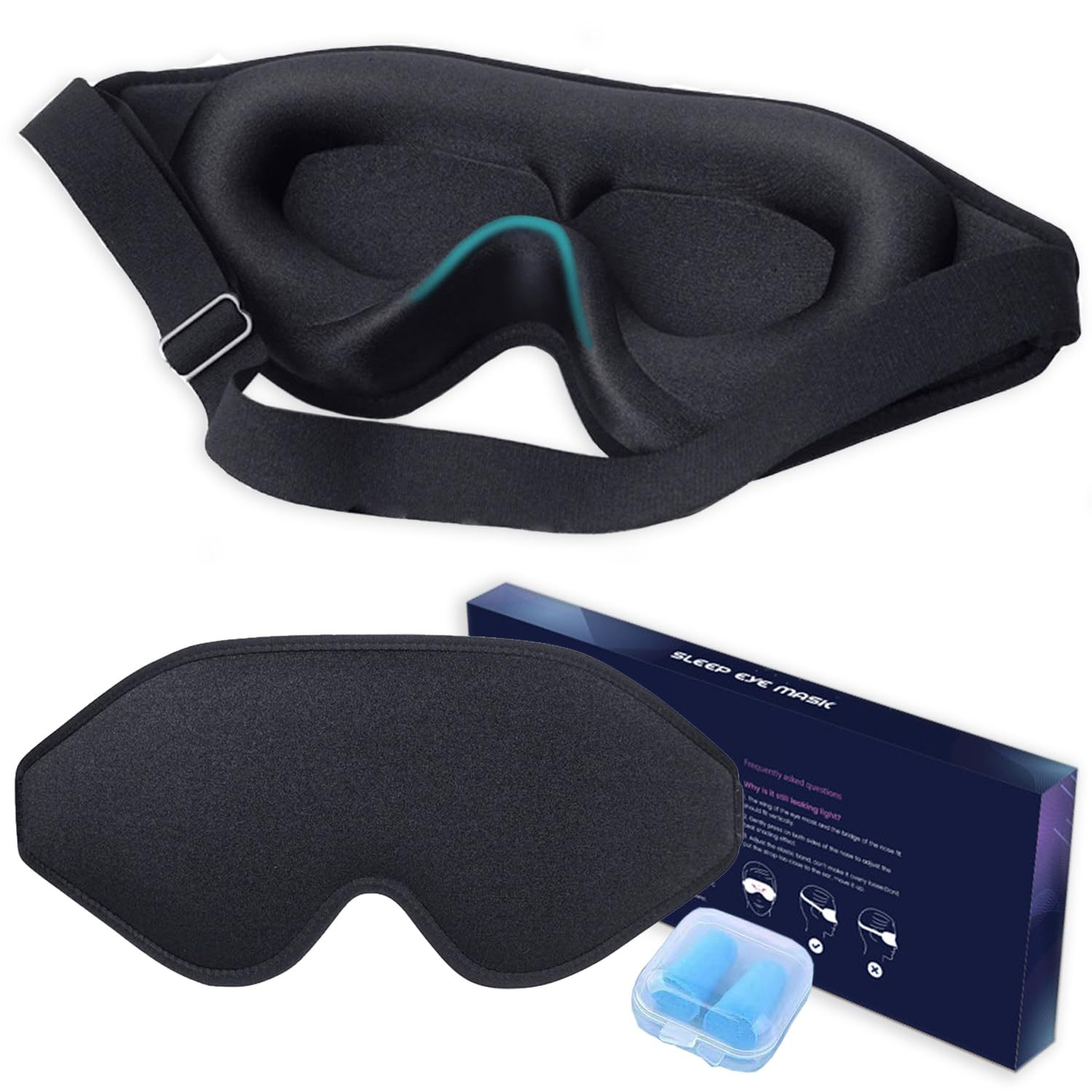Zero Pressure 3D Night Blindfold Mask