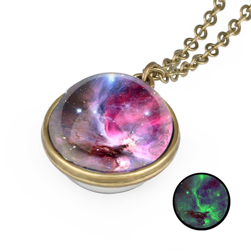 Glowing Universe Planet Necklace for Women 4