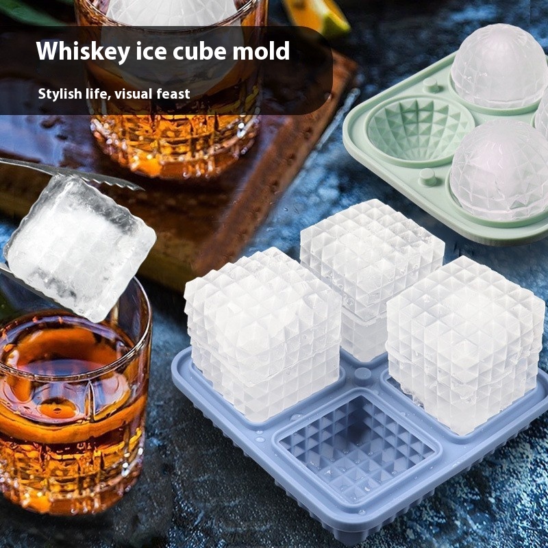 Round Silicone Whiskey Ice Ball Mold
