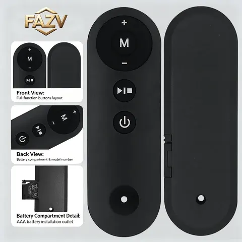 FAZV Fernbedienung für BONPLUS-FITNESS Actiforme ActFlame TM-500 Tragbares