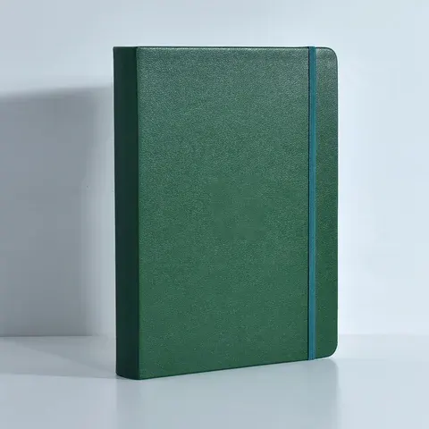 A5 Notebook Hardcover PU Leather Printed Spiral Bound
