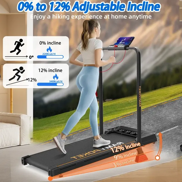 Foldable Walking Pad Treadmill 3