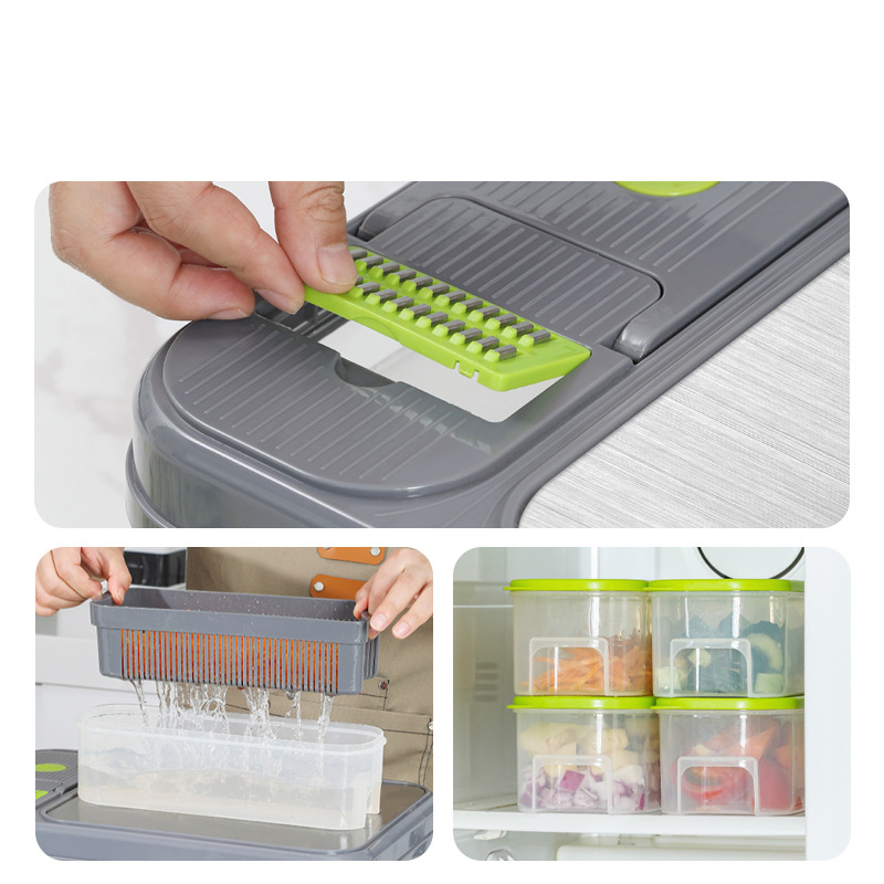 Stainless Steel Multifunctional Vegetable Chopper 4