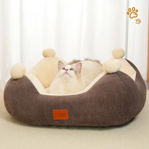 Warm Velvet Cat Nest Four Seasons