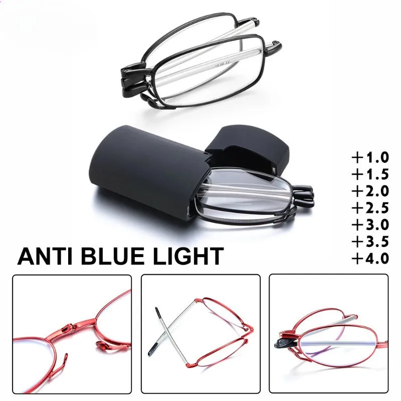 Foldable Reading Glasses with Gift Case