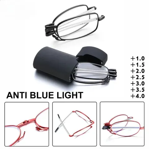 Foldable Reading Glasses with Gift Case