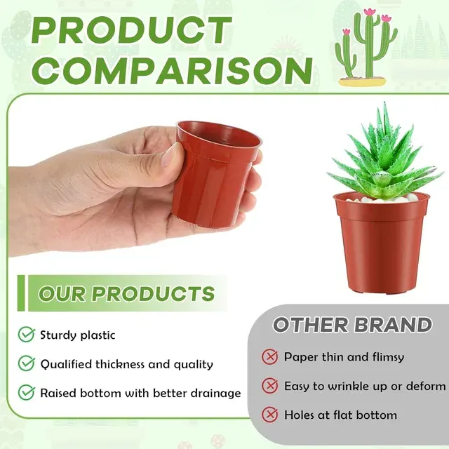 Plastic Seed Starter Pot 2