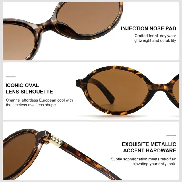 Vintage Oval Sunglasses 4