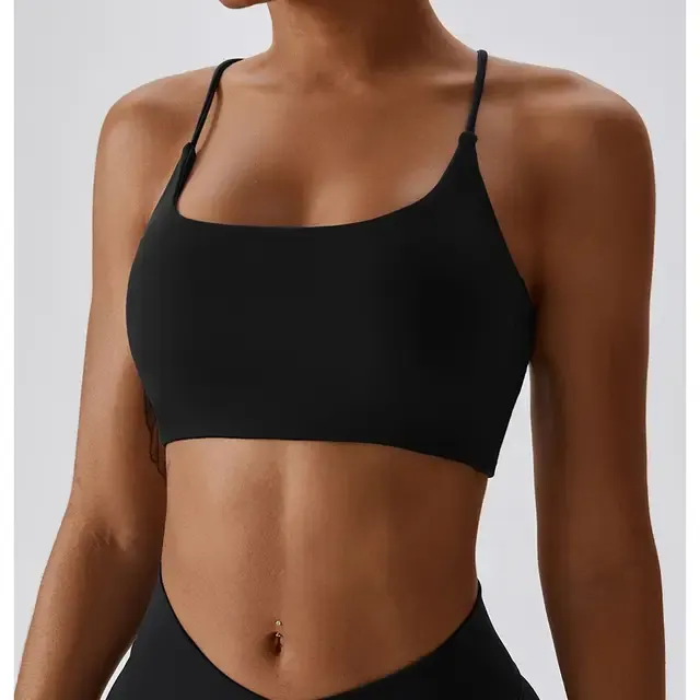 Multi-Strap Criss-Cross Back Sports Bra 4