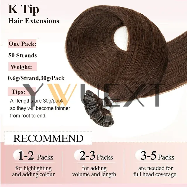 Keratin V-Tip Hair Extensions 4