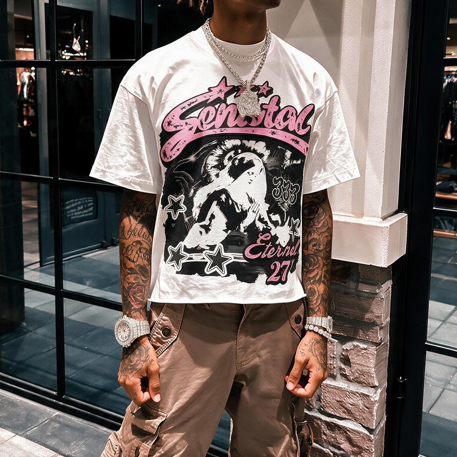 Oversized Men's T-Shirt in Heavy Cotton 2