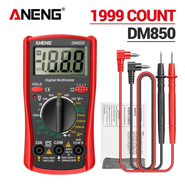 Auto-Ranging Digital Multimeter 1999 Counts 1