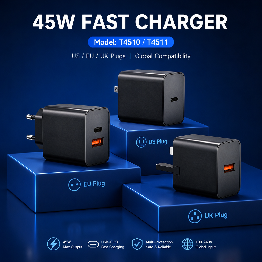 65W GaN USB-C Fast Travel Charger 3