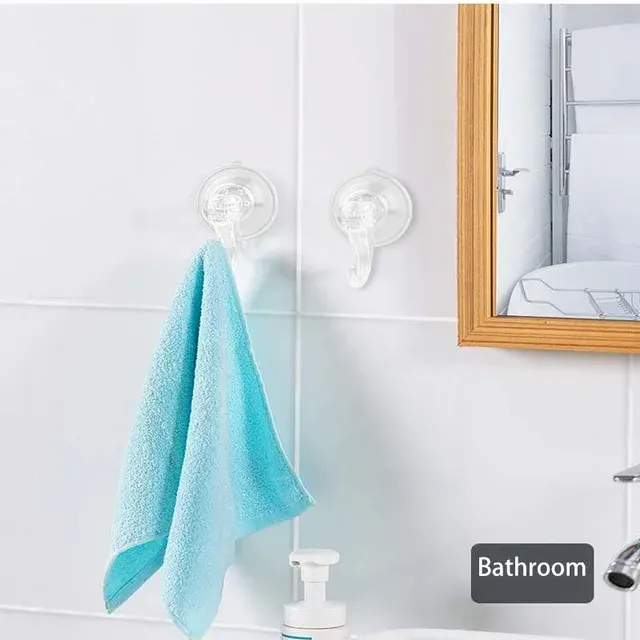 Clear Reusable Vacuum Suction Hook 2