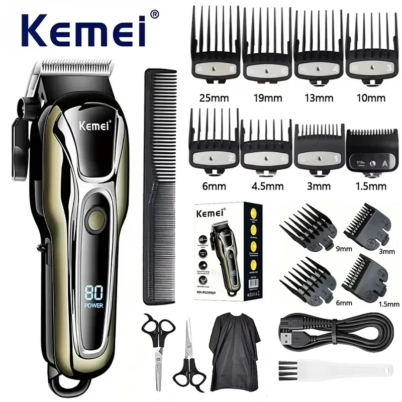 Cordless Men's Hair Clipper with Trimmer 2