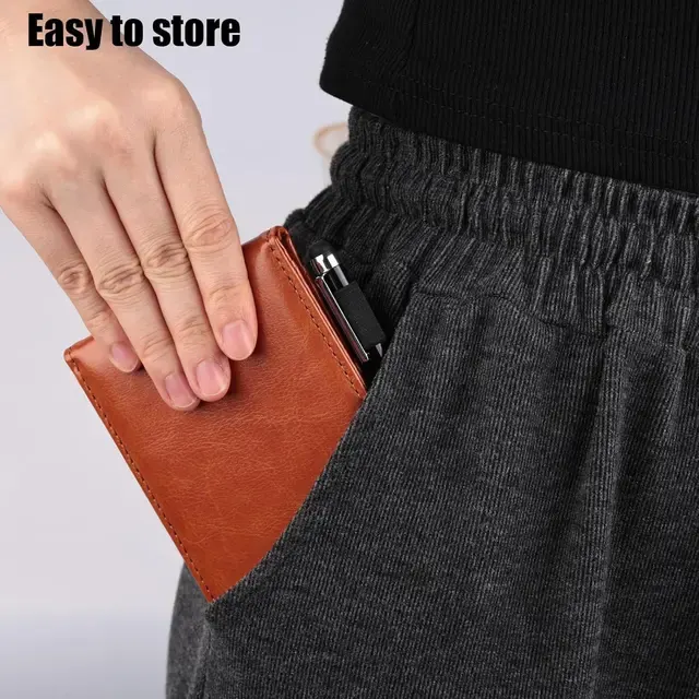 Mini Leather Notebook with Pen Loop 4
