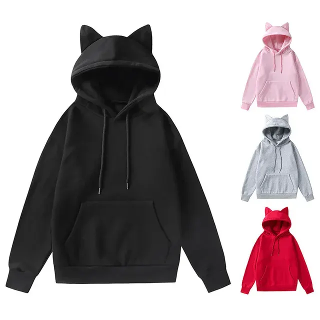 Cat Ear Fleece Hoodie 3