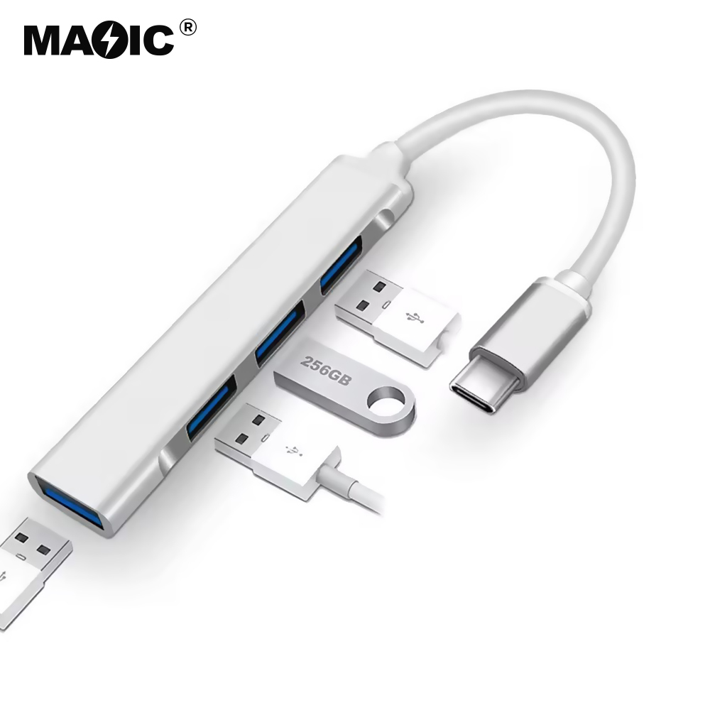 Compact USB-C Hub Adapter for MacBook 2