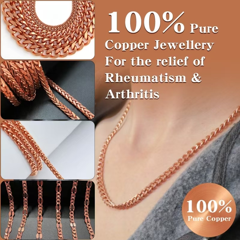 Hiphop Pure Copper Hip Hop Fashion Necklaces for 3